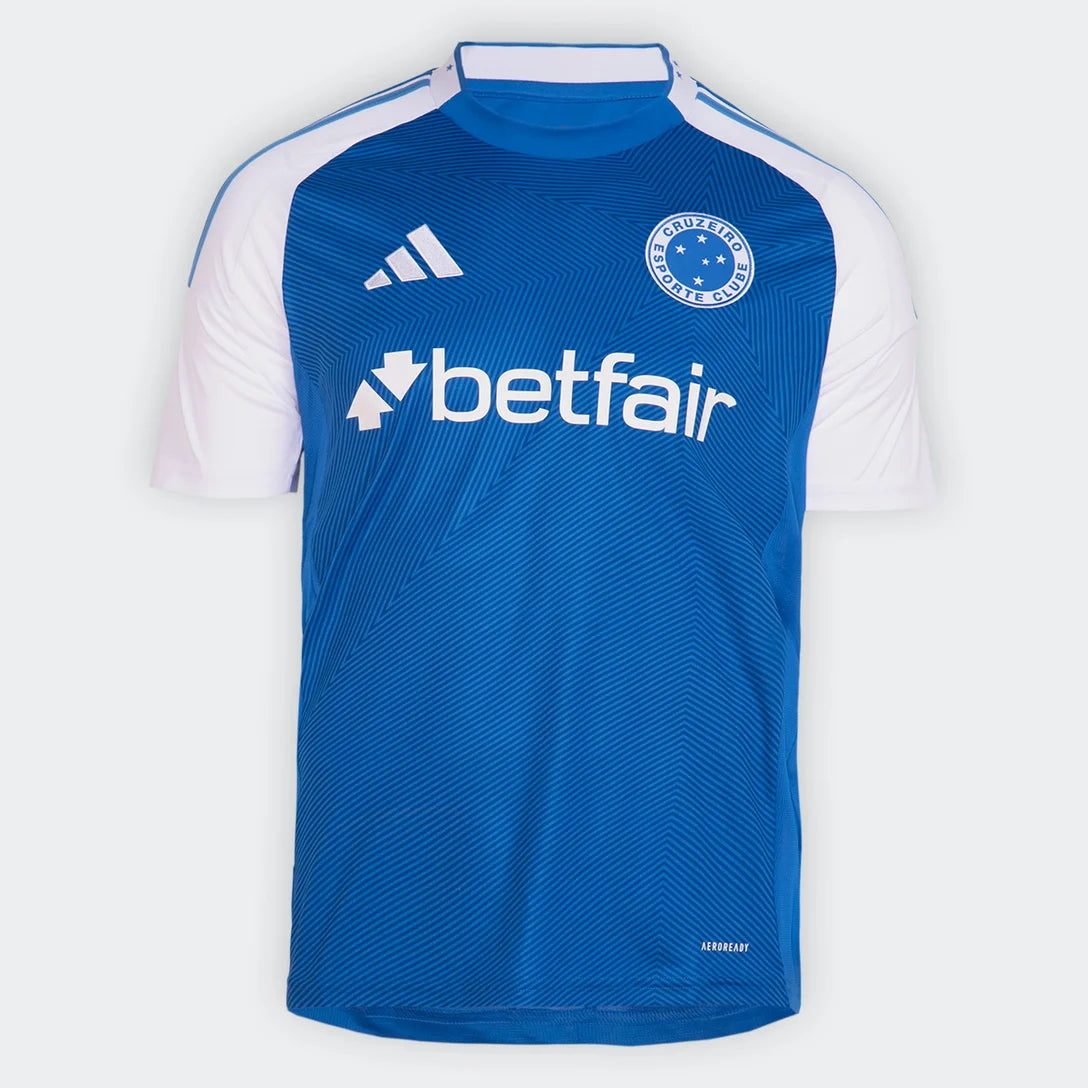 Camisa Cruzeiro I 25/26 s/n Torcedor Adidas Masculina - Azul