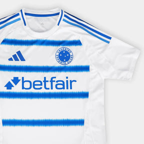 Camisa Cruzeiro II 25/26 s/n Torcedor Adidas Masculina - Branco+Azul