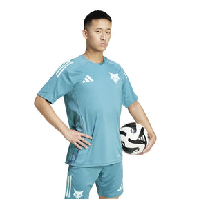 Camisa Cruzeiro 25/26 Treino Adidas Masculina - Azul Turquesa+Branco